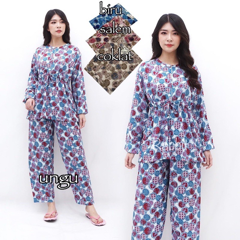 one set rayon viscose stelan muslim outdoor 2L Ld 110