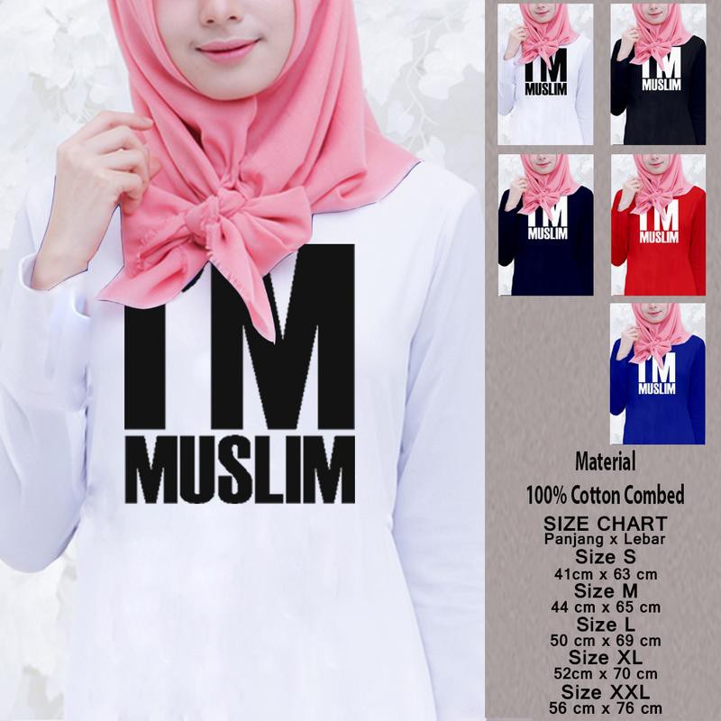 Kaos Muslim Wanita Panjang SN-WLMSMY363 IM MUSLIM Baju Dakwah