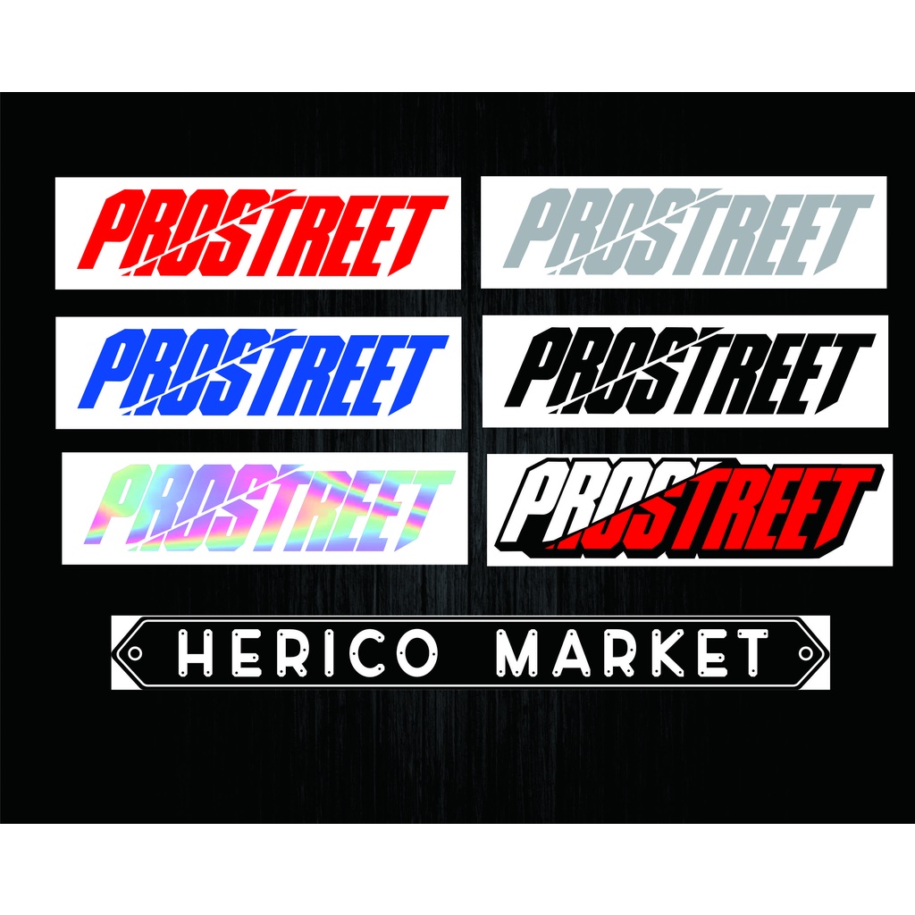 STICKER PROSTREET CUTTING