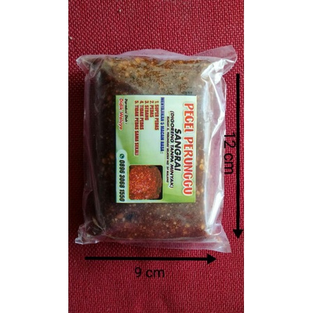 

Sambal Pecel Perunggu (Sangrai)