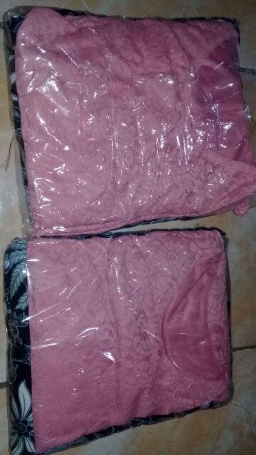 El Gros 2 - Cp Sofie Tunik Brukat  Lapis Furing Ld110cm Pjg 82cm+rok Batik Silk Pinggang Karet