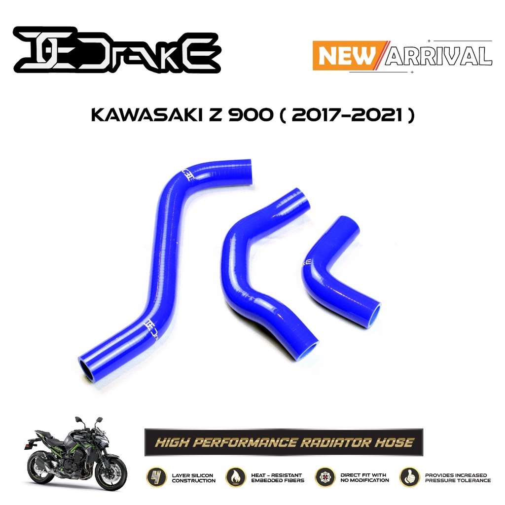 Drake Selang Radiator Kawasaki Z900 / Z900 RS Tahun 2017-2021