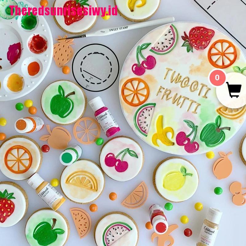 Cetakan Pemotong Kue Kering Fondant Model Stempel Timbul Untuk Alat Dekorasi