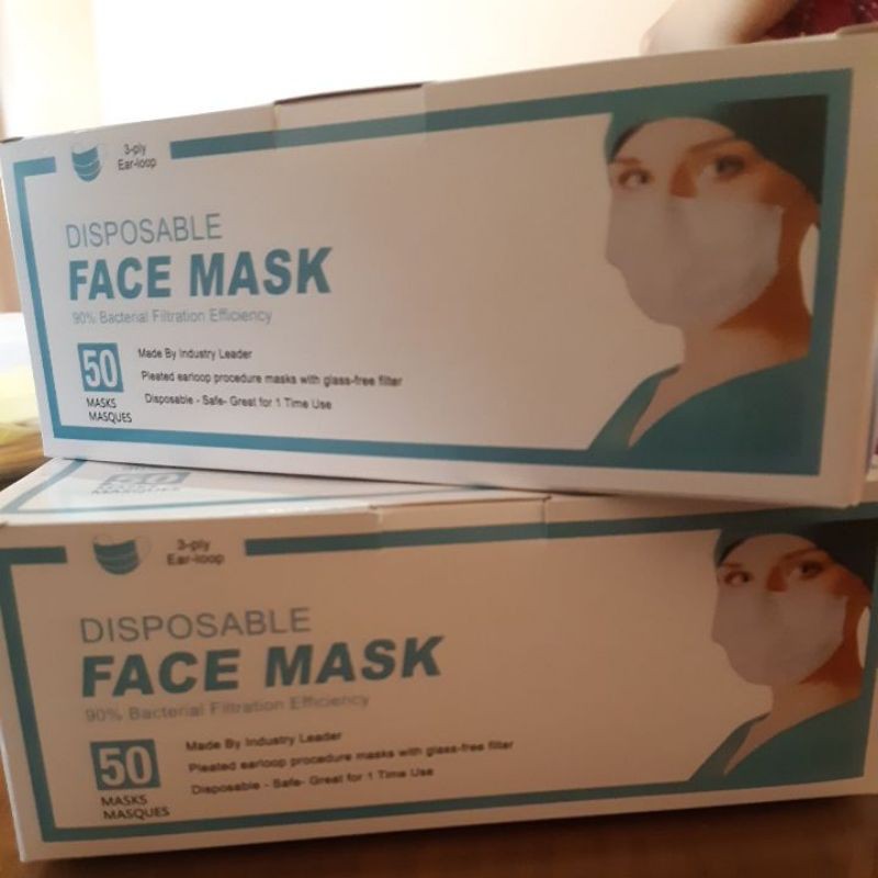 Masker Medis/Masker Kesehatan/Masker Murah 1 BOX