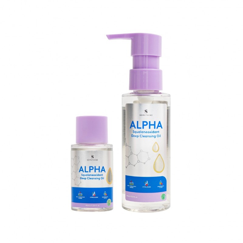 SOMETHINC Reset Gentle Micellar Cleansing Water &amp; Alpha Squalaneoxidant Deep Cleansing Oil by AILIN