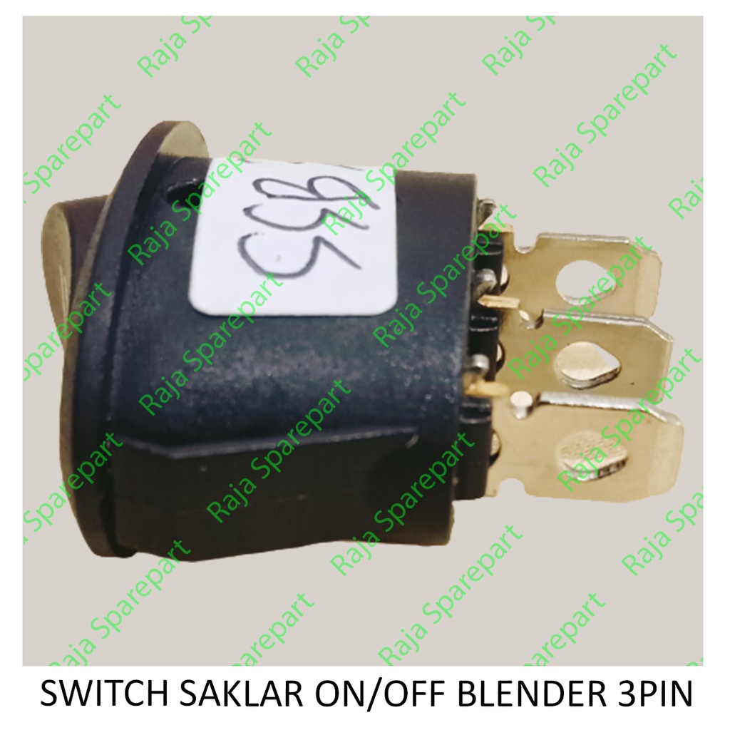 Saklar ON OFF Oval 3 Pin / Switch Saklar ON OFF Blender Oval 3 Pin