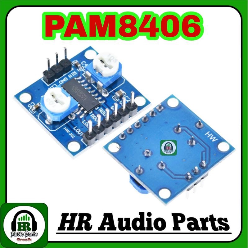 PAM8406 2x 5W Mini Amplifier 1x 10W Class D Pam8406 DC 5 ~ 5.5V or Charger HP