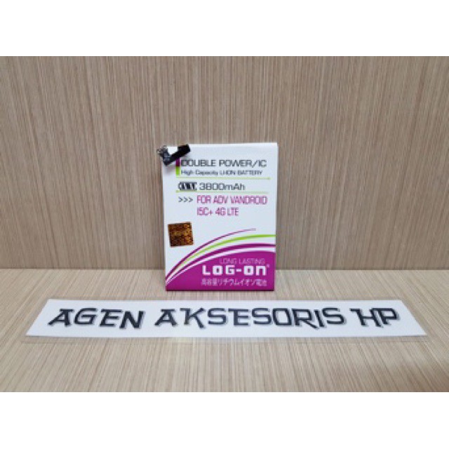 Baterai Advan i5C Plus Vandroid 4G LTE i5C Batre BP 53MH Battery LOG ON Double Power 2 IC 3800mAh