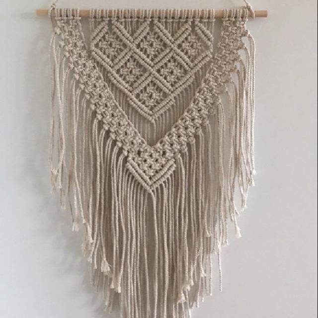 READY STOK) macrame hiasan dinding / macrame wall hanginDekorasi rumah