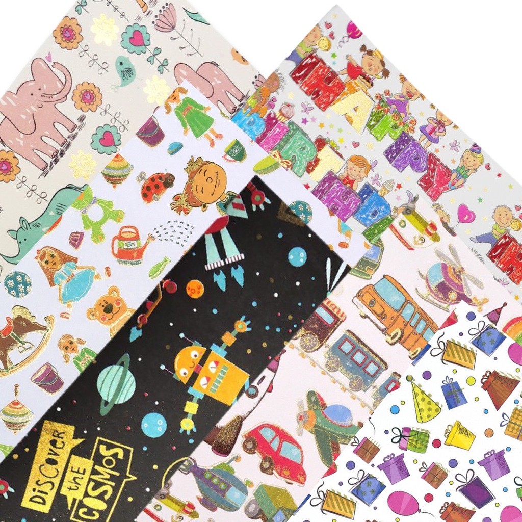 

Scoop Kertas Kado / Wrapping Paper Gold (1pc) Kids 60410901