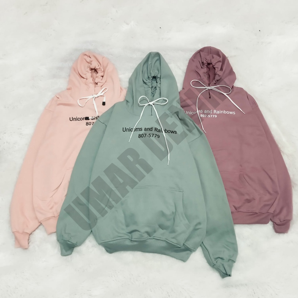 Hoodie Kpop Wanita Pria Korean Bahan Tebal All Size Besar