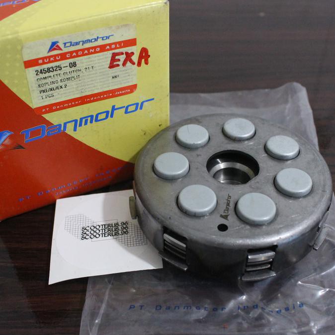Produk Terbaik] Kopling Set Vespa Per 7 Ori Danmotor Pxe Excel Exclusive