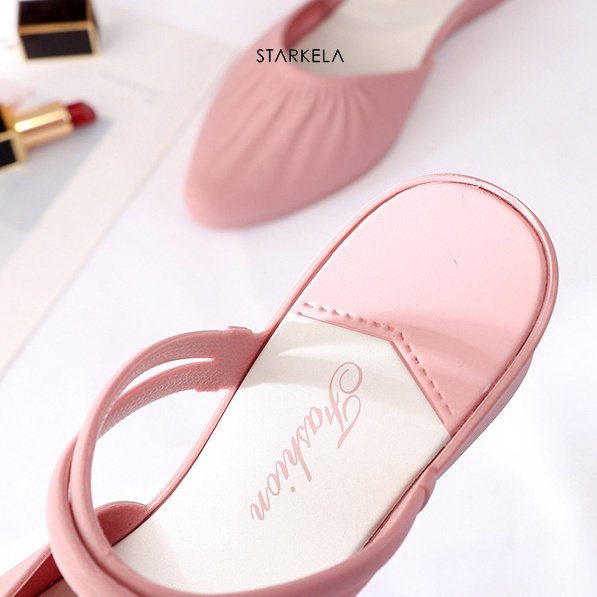 Slip-on Sendal Sol Lembut Plastik Non-slip Wanita Wanita Korean Style Sandal  Wanta Terbaru Kekinian Estetik Import Sendal