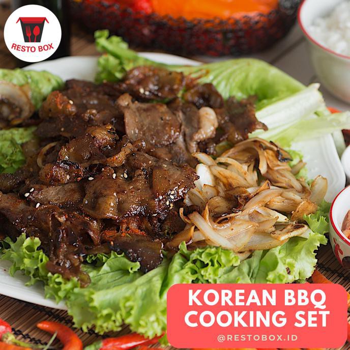 

PALING LARIS KOREAN BBQ COOKING SET HALAL RESTOBOX - MEMASAK KOREAN BBQ DI RUMAH ! KEKINIAN