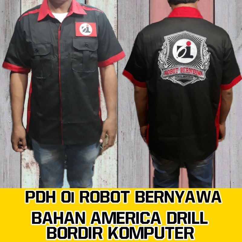 Kemeja PDH Oi iwan fals / Robot Bernyawa