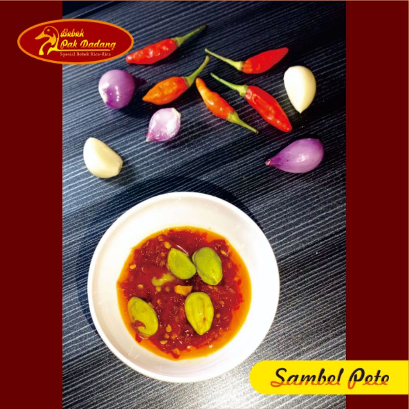 

Varian Sambel Pete *Spesial Sambal ala BebekPakDadang*