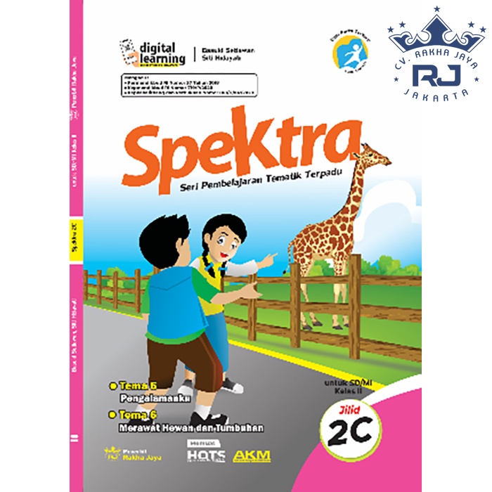 Buku Spektra 2C Tematik Terpadu Kelas 2 SD/MI Jilid C: Tema 5 dan 6