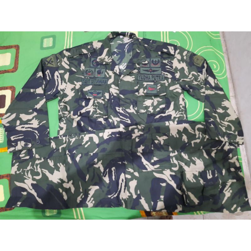 BAJU PDL LORENG PPM LENGKAP WING