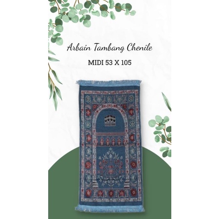 Sajadah Arbain Tambang Chenile Midi 53x105 cm