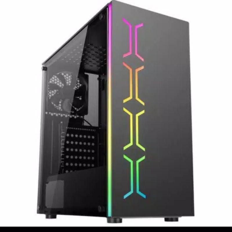 PC Gaming~Editing~ core i7 3770~SSD 120Gb ~Vga 4Gb GTX 1050ti ~Monitor 24 in ~siap pakai
