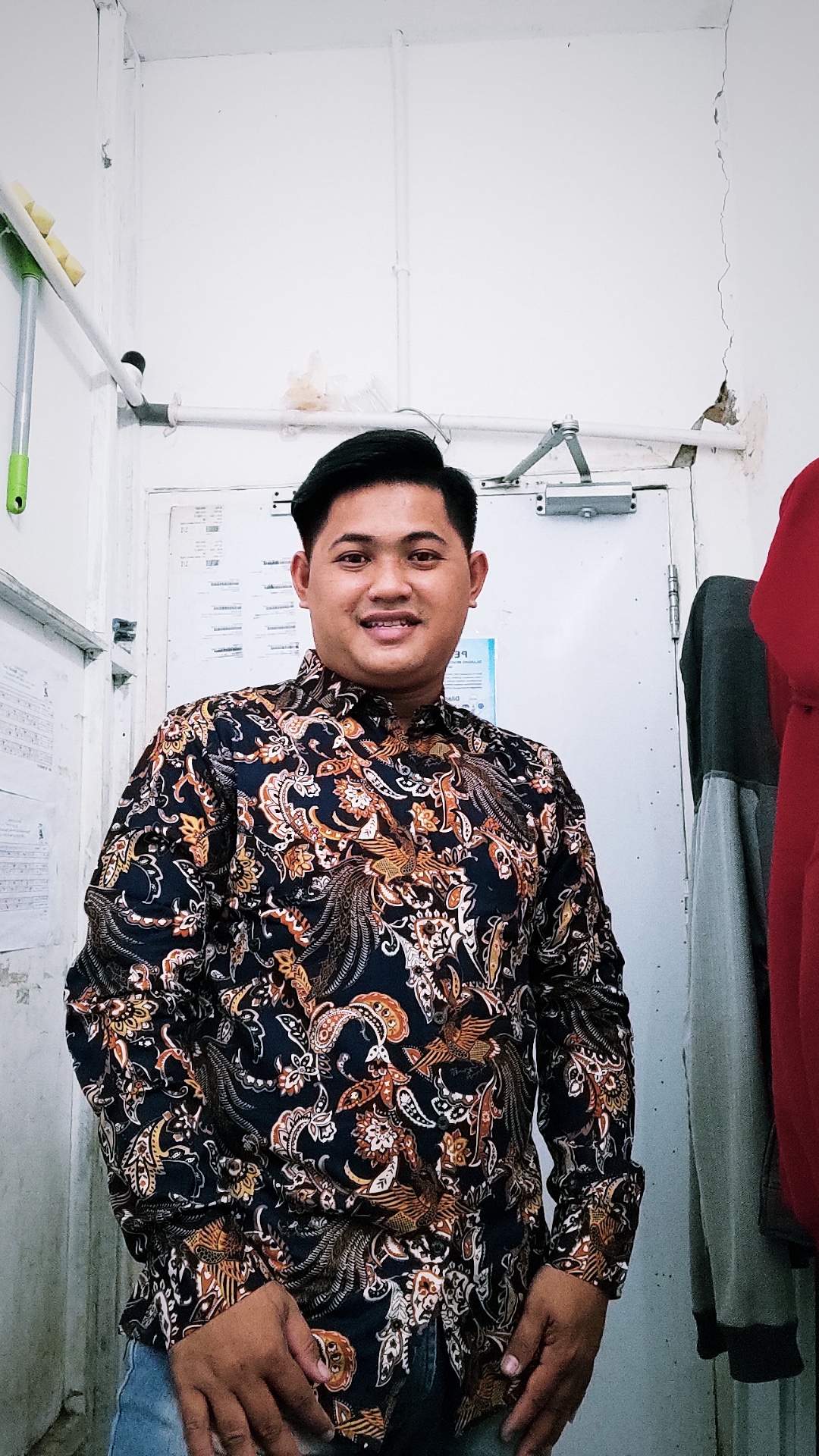 [gridline - Ls044 & Ls023] Kemeja Batik Slimfit Pria Katun Lengan Panjang Modern Match Keren Best
