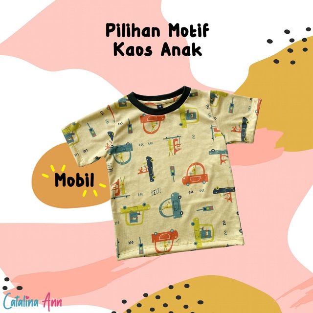 Kaos Anak Motif