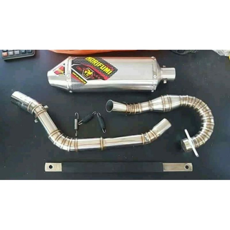knalpot racing norifumi buat trail basic Scorpio dan Tiger