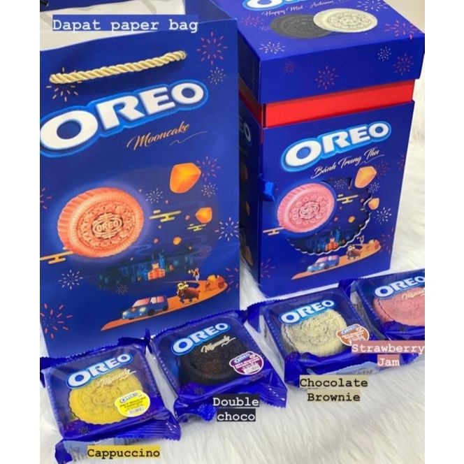 

OREO MOONCAKE IMPORT SG / MOON CAKE LIMITED EDITION / MUST TRY / 4 PCS