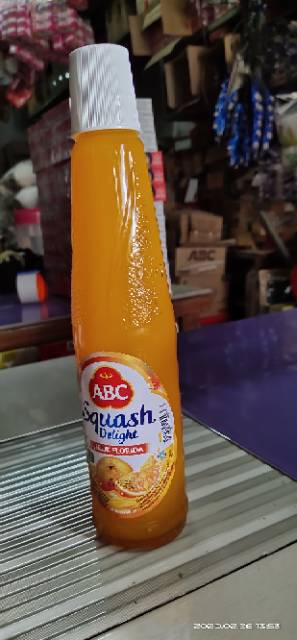 SIRUP ABC /SYRUP SQUASH ORANGE, SATU DUS 12 BTL.SAMEDAY/INSTANT