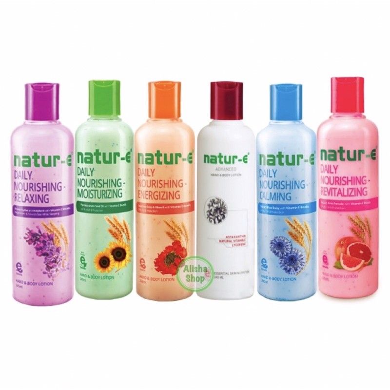 Natur-e Body Lotion 245ml Bpom / Hand body nature