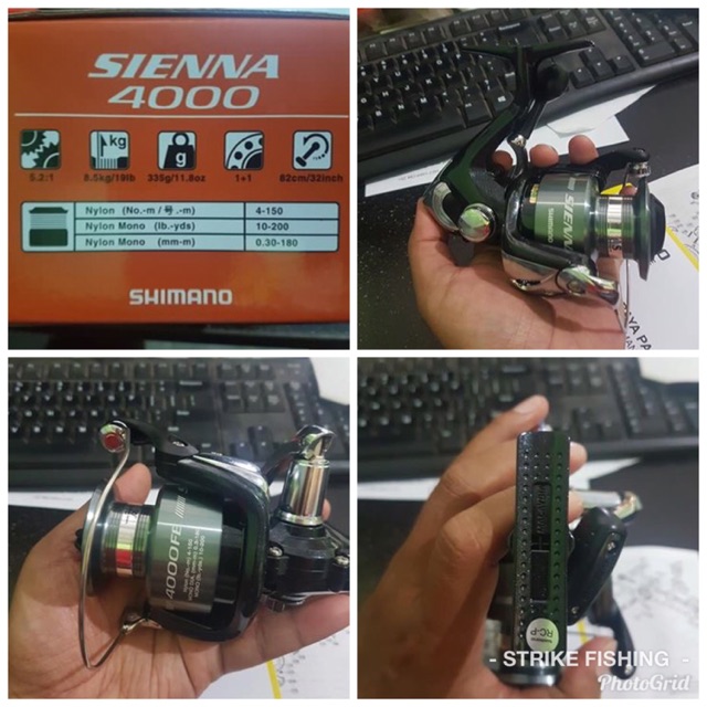 Molinete Shimano Sienna 4000 FE - Doutfisher Loja De Pesca