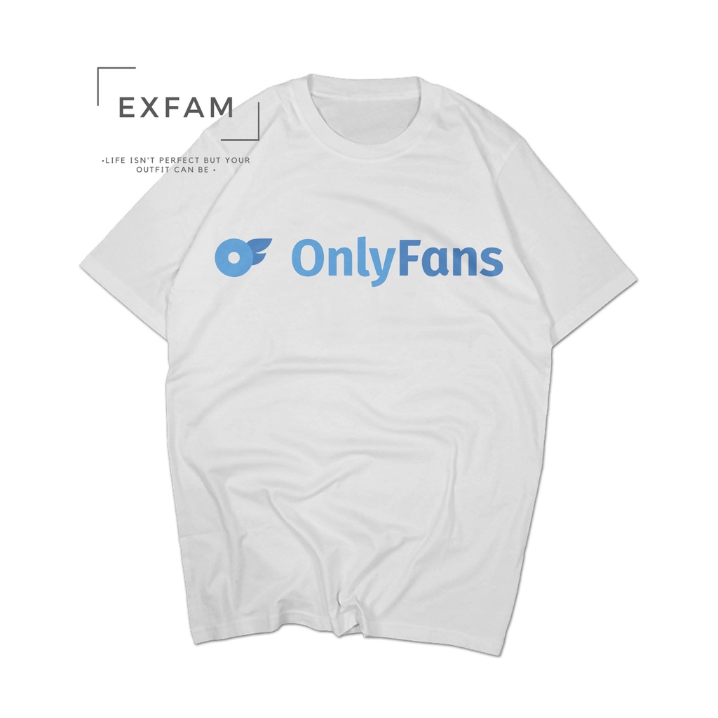 Kaos Onlyfans T Shirt Baju Onlyfans Atasan Pria Wanita Cotton Combed M L XL XXL