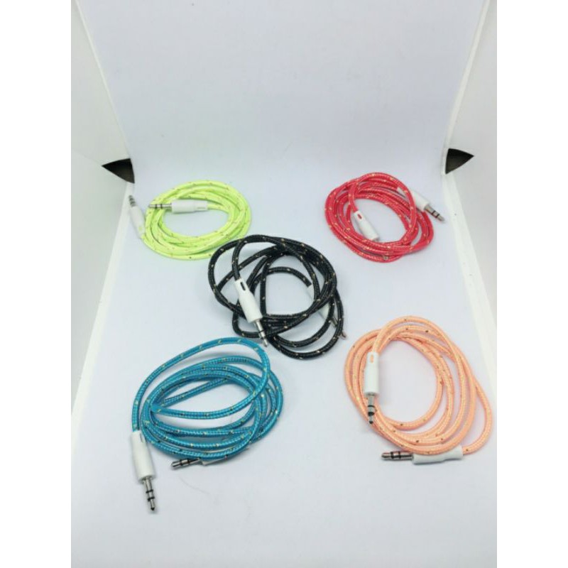KABEL AUX KABEL SPEAKER AKTIF 1X1 TRANSPARAN KABEL AUDIO