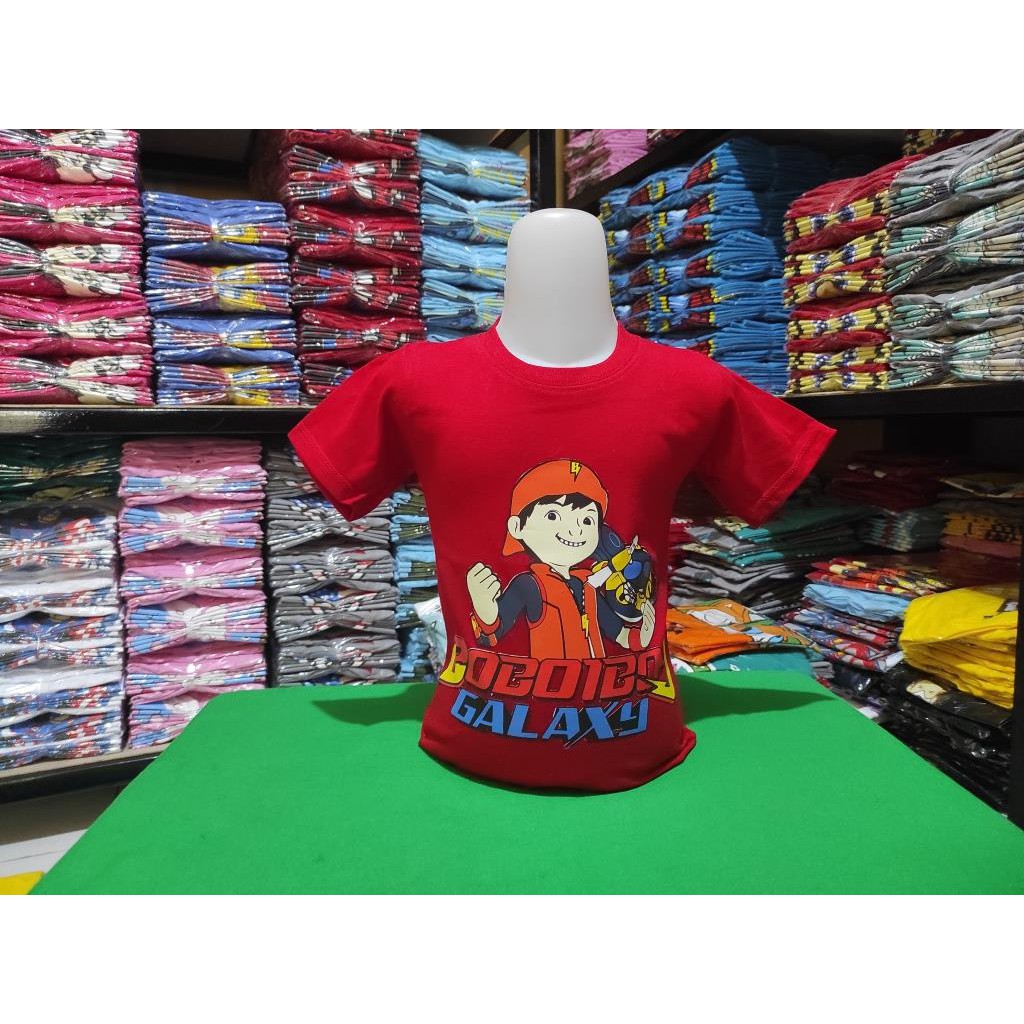 Kaos Anak Distro Boboiboy 1-8 Tahun