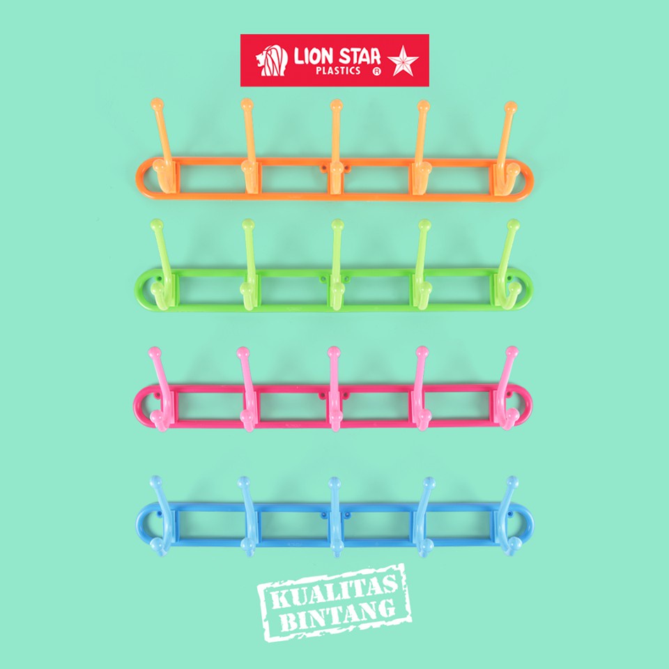 Gantungan Baju Hook GB-1 Hanger / Kapstok LION STAR