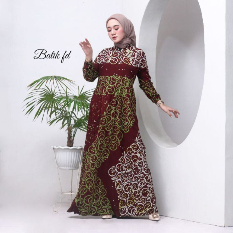 gamis twill ori pekalongan motif terbaru busuigamis twill ori pekalongan jumbo twill ori pekalongan 