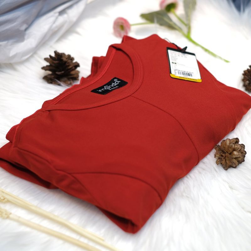 [Irnanda] Gamis Dress Diamond Umbrella Payung Bahan Jersey Diamond Premium Best Seller-Merah