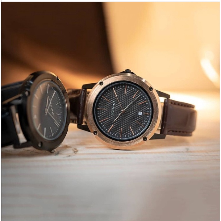 JAM TANGAN PRIA ORIGINAL PACIFIC ANALOG TALI KULIT TANGGAL AKTIF DIAMETER 4,2 CM