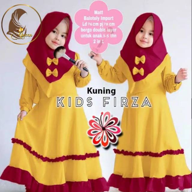 Set Gamis Anak / Gamis syar'i Anak