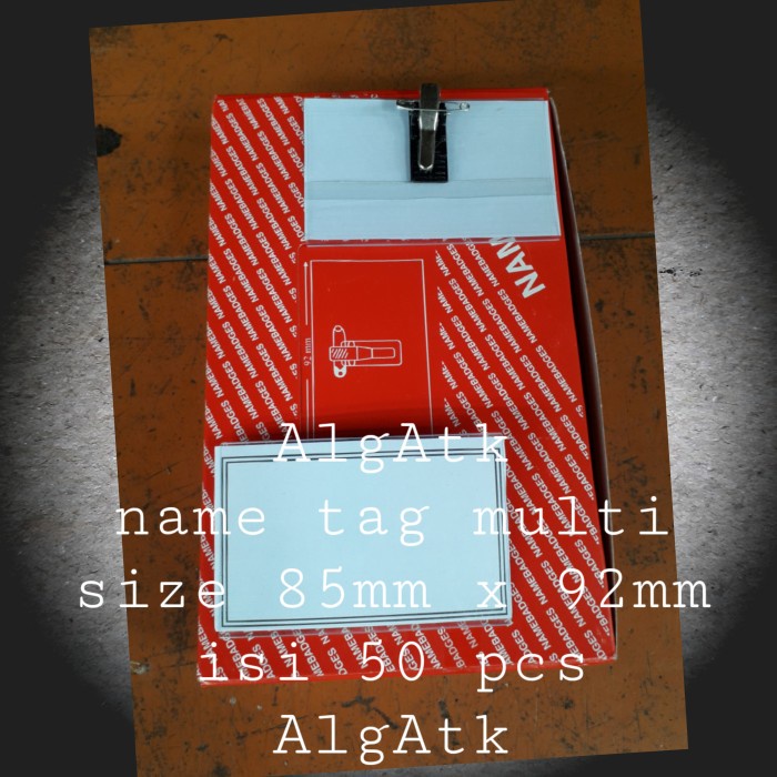 

Produk Unggulan Name Tag + Jepit Buaya Dan Peniti. Hot Sale