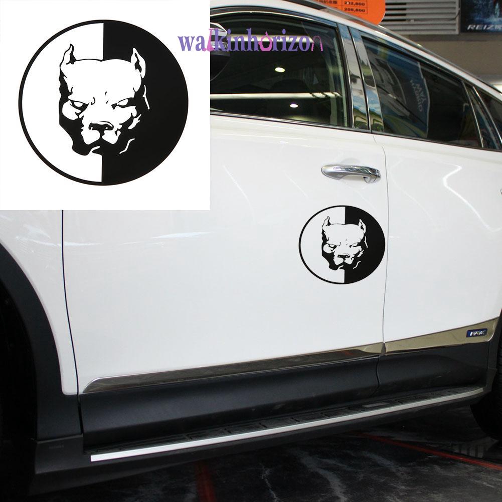 Wa Stiker Motif Bulldog Bulldog Anti Air Untuk Dekorasi Mobil