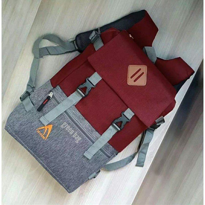 Tas Ransel Pariasih Dobal Deker Bonus Jas Hujan