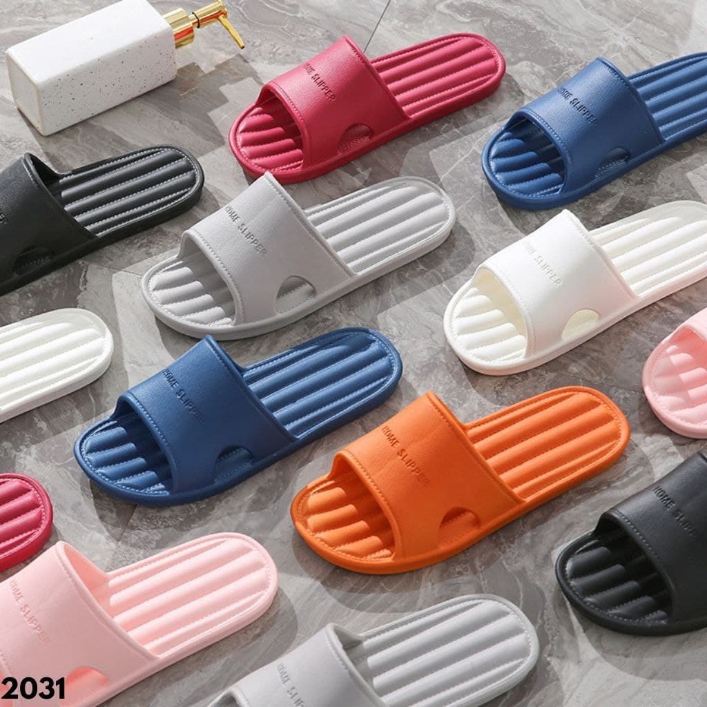 SANDAL SELOP WANITA PRIA BASIC RUBBER SLIPPER BAHAN RUBBER ANTI SLIP MUDAH DICUCI IMPORT 2031