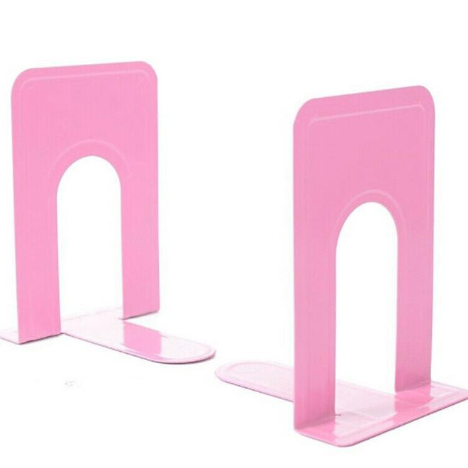

Penahan Buku Standard Book Sandaran Buku Pembatas Buku 1 Set 2Pcs - Pink Barang Baik