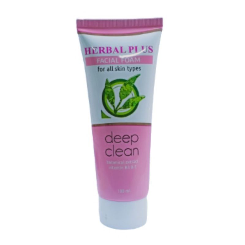 Facial Foom Herbal Plus Deep Clean 100ml BPOM