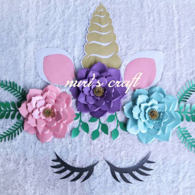 

Unicorn Paper Flower