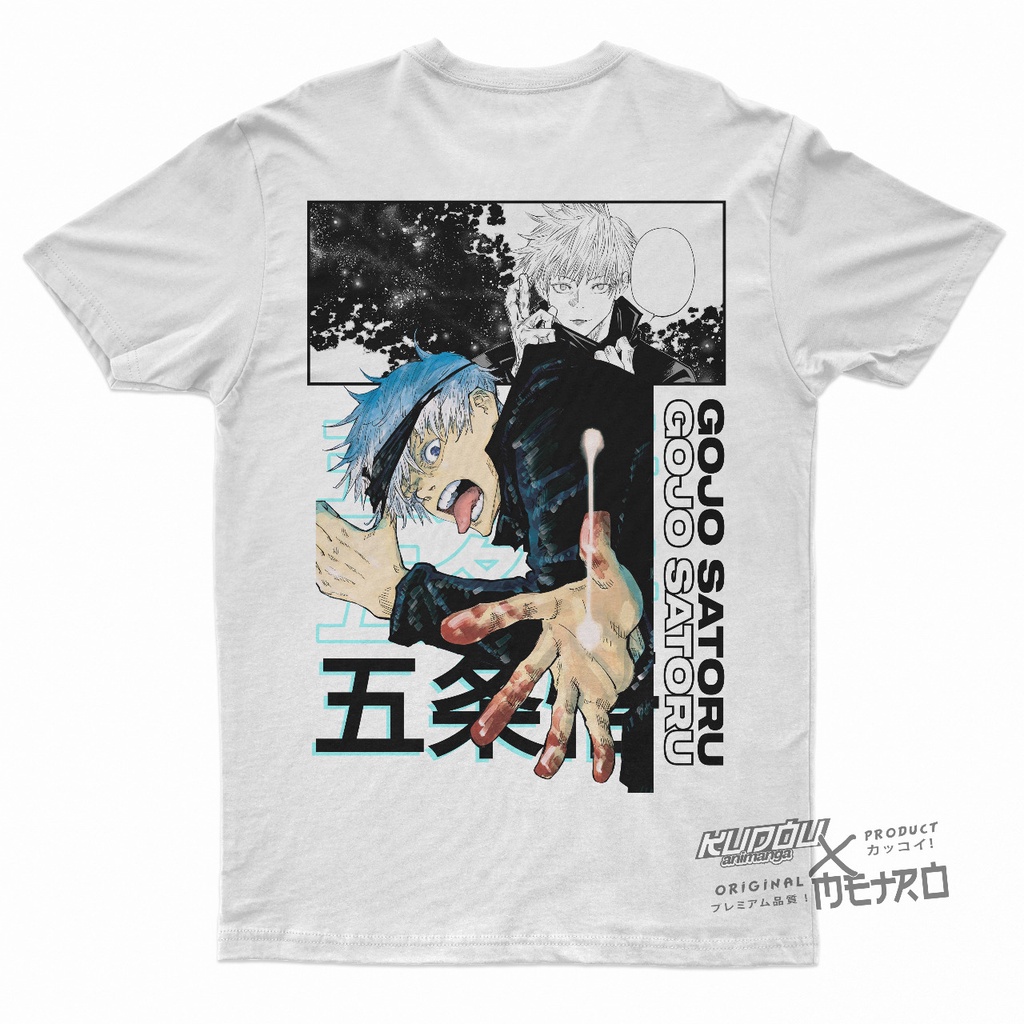 Kaos Gojo Curtain Anime Manga Jujutsu Kaisen Premium Unisex