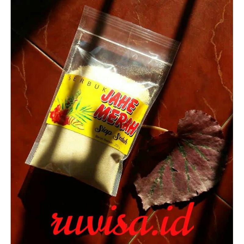 

JAHE MERAH INSTAN PREMIUM 250GR SIAP SEDUH / GINGER DRINK