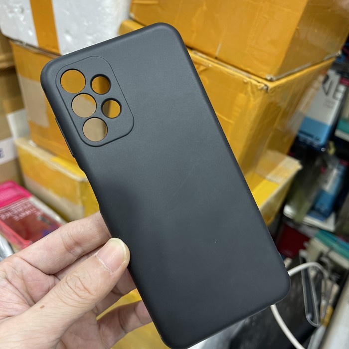 P/B- CASING COVER CASE SAMSUNG GALAXY A13 4G A23 A33 A53 M23 M33 PREMIUM BLACK MATTE ORIGINAL SILIKONE