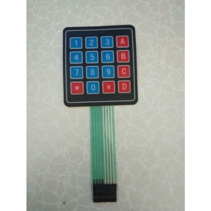 Keypad Membran 4x4 Matrix Arduino Key Pad Membrane 4 x 4